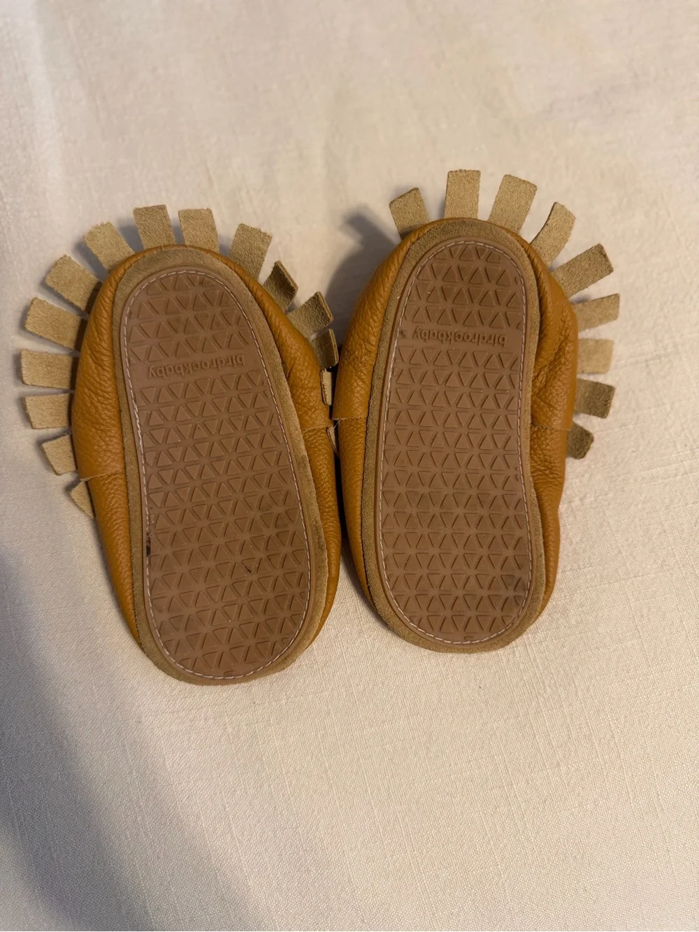 Brown Fringe Moccasin Baby Shoes - BirdRock Baby